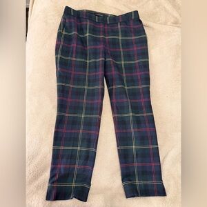 Plaid Trouser Bottoms